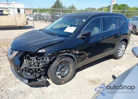 2016 Nissan Rogue S from USA, damaged, VIN KNMAT2MT3GP614005